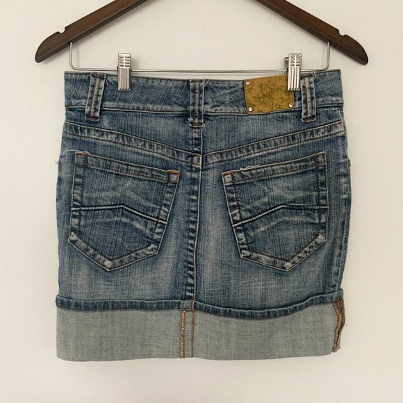 Armor Jeans, Jeans Mini Pencil Skirt, Vintage, Size 4 - Picture 2 of 14